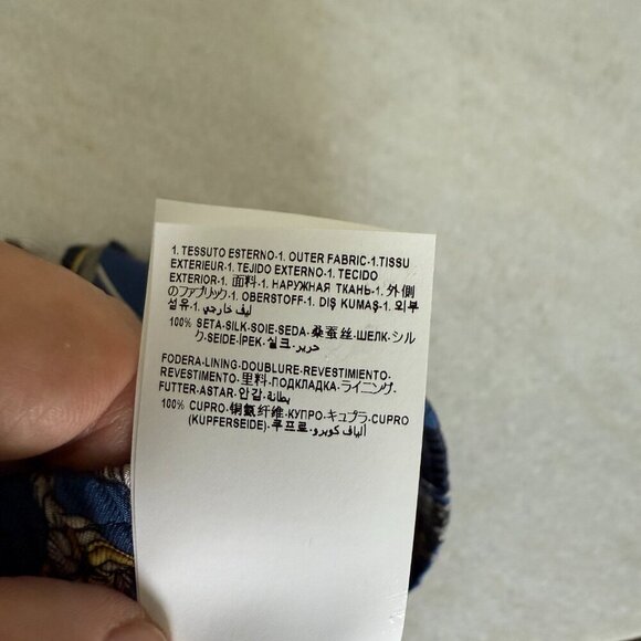 Versace Men's 1002476 Nautical Printe 100% Silk Twill Shorts, multiple sizes - Picture 3 of 12